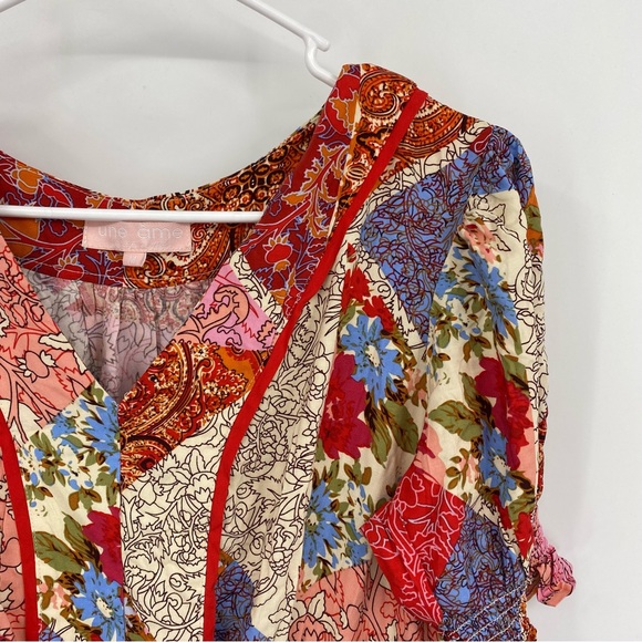 Une Ame Red Maxi Dress Medium - Picture 4 of 10